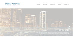 Desktop Screenshot of cabinetabillama.com